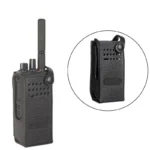 Package contents of the Motorola PMLN5839 leather holster for XiR portable radios