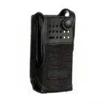 Front view of the Motorola PMLN5845 3 inch nylon carry case for walkie talkies