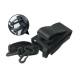 Package contents of the Motorola PMLN5863 hard leather radio carry case 3-inch