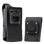 Package contents of the Swivel belt loop leather case for DEP450 and XPR radios