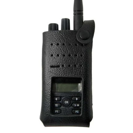 Front view of the Nylon carry case with fixed belt loop for XPR3500 two-way radios