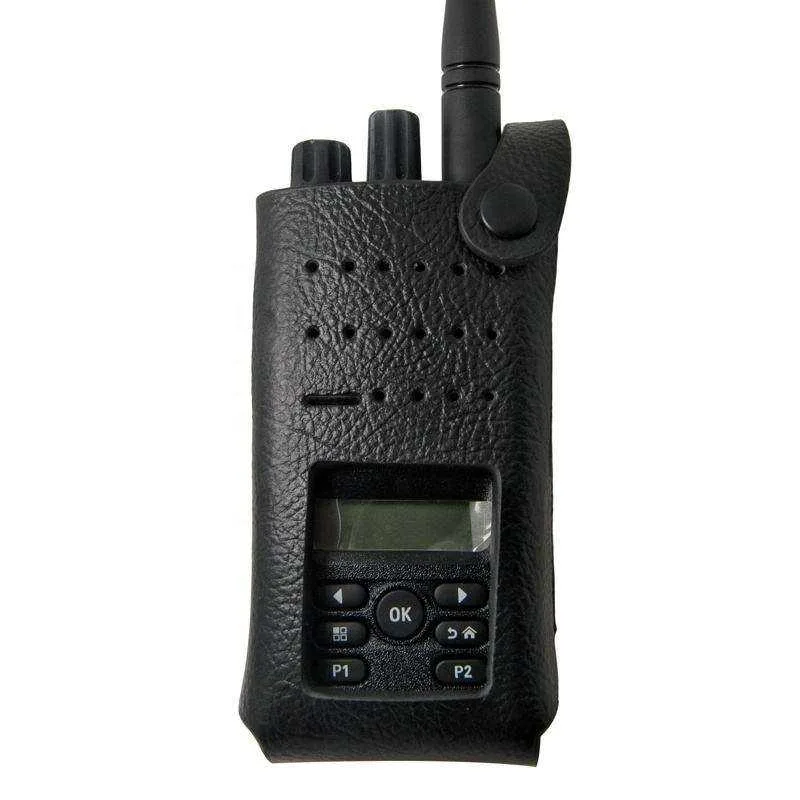 Tw Motorola Pmln5869 Two Way Radio Front view of the Nylon carry case with fixed belt loop for XPR3500 two-way radios