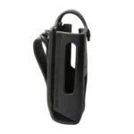 Nylon carry case with fixed belt loop for XPR3500 two-way radios held in hand