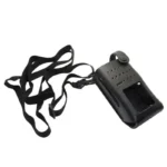 Side profile of the Nylon carry case with fixed belt loop for XPR3500 two-way radios