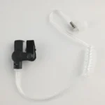 Close-up of the PMLN6123 three-wire surveillance earpiece kit with acoustic tube