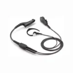 PMLN6129 listen-only earbud with 2-pin GCAI connector held in hand
