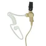 Detail shot of the PMLN6130 IMPRES two-wire acoustic tube earpiece kit for DP radios