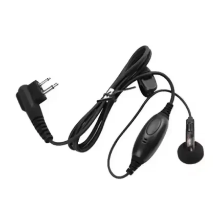 Detail shot of the Motorola PMLN6531 earpiece with in-line PTT microphone