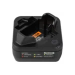 Package contents of the Motorola PMLN7094 single-unit desktop radio charger