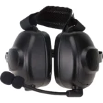 Front view of the Motorola PMLN7468 heavy duty behind-the-head headset