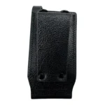 Detail shot of the Motorola PMLN8301 leather protective case for R7 radio