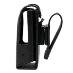 Motorola PMLN8662 hard leather case for R5 radio held in hand