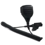 Front view of the PMMN4051 shoulder speaker microphone for Motorola XTS radios