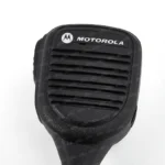 Detail shot of the PMMN4058A ATEX speaker microphone for Motorola MTP850Ex