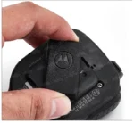 Side profile of the PMMN4058A ATEX speaker microphone for Motorola MTP850Ex