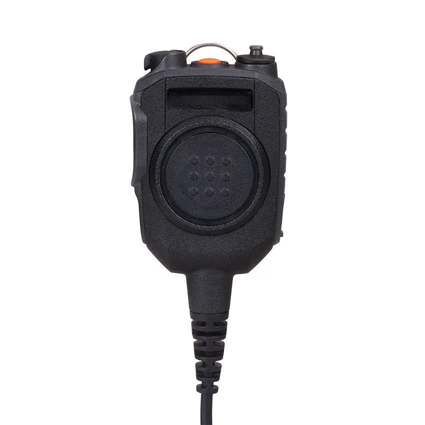 Tw Motorola Pmmn4113 Two Way Radio Front view of the PMMN4113 windporting condenser RSM for DP4000E radios