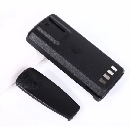 Detail shot of the PMNN4476 1750mAh Li-Ion battery for Motorola CP DP radios