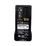 Front view of the Motorola PMNN4490 intrinsically safe two-way radio battery