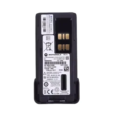 Front view of the Motorola PMNN4491 IMPRES 2100mAh IP68 battery