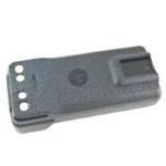 Motorola PMNN4493 IMPRES two-way radio battery pack held in hand