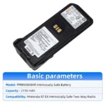 PMNN4848 high-capacity Li-ion battery pack for Motorola R7 held in hand