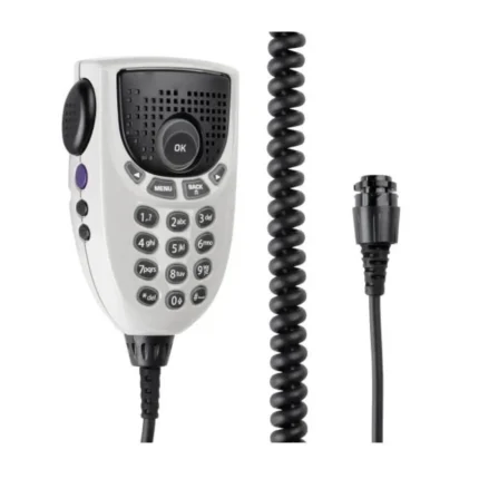 Front view of the RMN5065 mobile radio speaker microphone for Motorola DM series