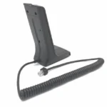 Front view of the RMN5068 desktop paddle microphone for Motorola base radios