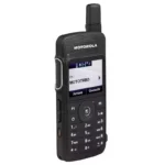 Close-up of the Motorola SL2K slim DMR display two way radio