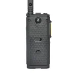 Slim Motorola SL2M SL2600 SL500E digital walkie talkie set held in hand