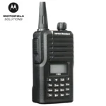 Detail shot of the Motorola V388 waterproof handheld walkie talkie radio