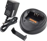 Front view of the WPLN4137 rapid charger unit for Motorola CP EP DEP PR series radios