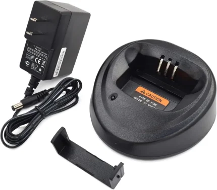Front view of the WPLN4137 rapid charger unit for Motorola CP EP DEP PR series radios