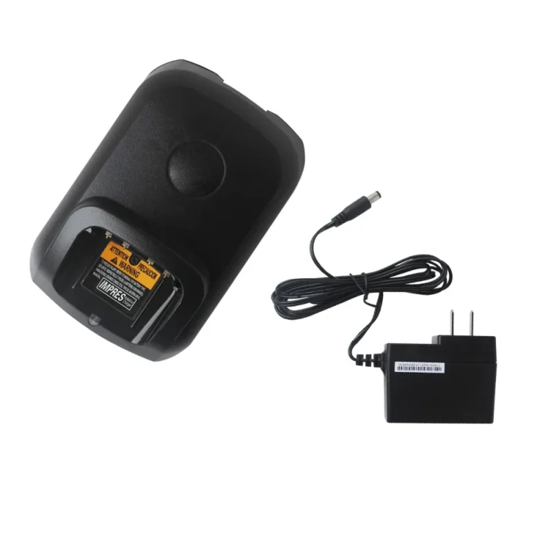 Front view of the WPLN4226A single-bay charger for Motorola DP XPR DGP radio batteries