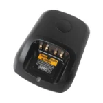 Close-up of the WPLN4226A single-bay charger for Motorola DP XPR DGP radio batteries