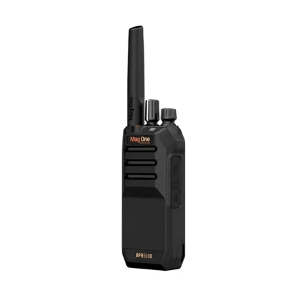 Detail shot of the X10D portable radio compatible with Motorola Mag One BPR