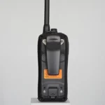 Detail shot of the RS-35ME explosion-proof IPX7 marine VHF handheld radio