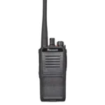 Front view of the RS-538D dual slot DMR portable with voice recording