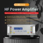RS-928 shortwave SDR HF transceiver with 150W amplifier held in hand