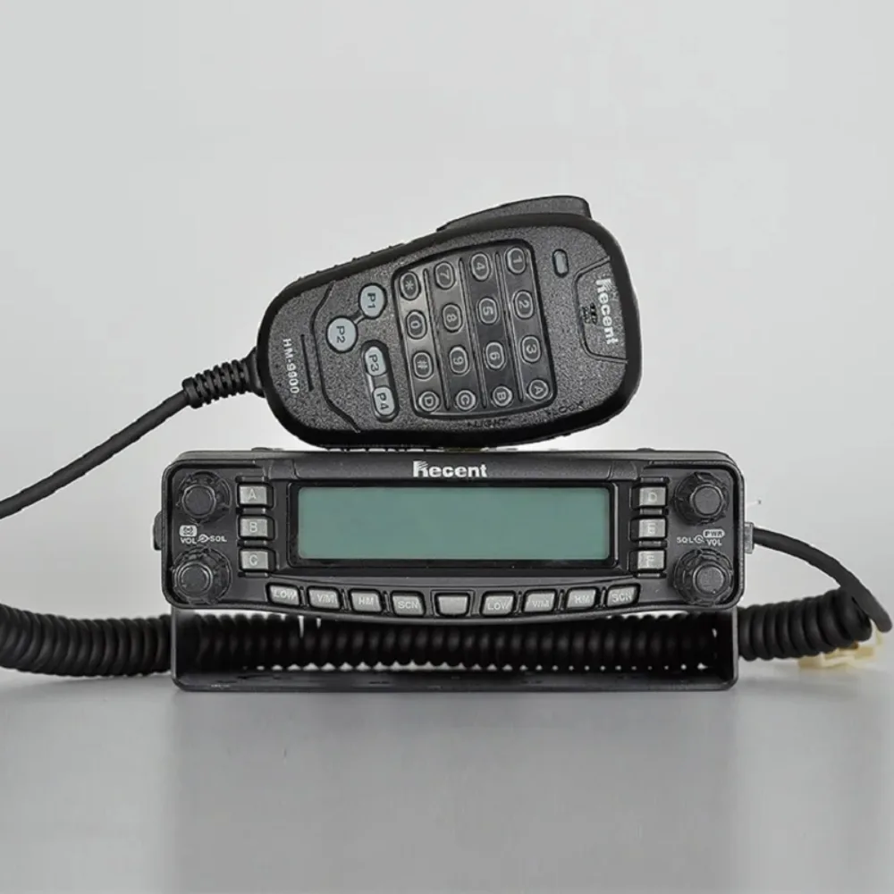 Tw Rs 9900 Two Way Radio Front view of the RS-9900 dual band 50W mobile transceiver with detachable panel
