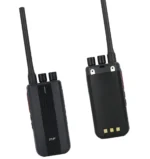 Detail shot of the TYT MD-619 encrypted DMR two way radio handset