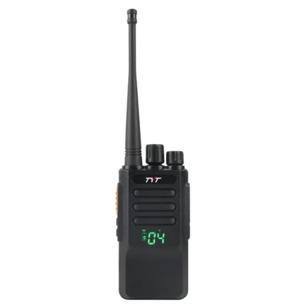 Front view of the TYT TC-500D compact digital handheld radio