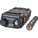 TYT TH-F8 dual band two way radio held in hand