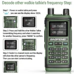 UV-17 Pro V2 tri-band 10W FM handheld transceiver held in hand