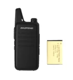 Detail shot of the VT-C2 mini UHF PMR FRS two way radio