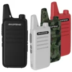 Close-up of the VT-C2 mini UHF PMR FRS two way radio