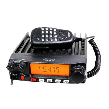 Front view of the Yaesu FT-2900R heavy duty VHF radio for vehicle mounted stations
