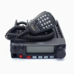 Close-up of the Yaesu FT-2980R 200-channel VHF transceiver with LCD readout