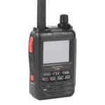 Yaesu FT-5DR C4FM dual band 5W digital handheld transceiver held in hand