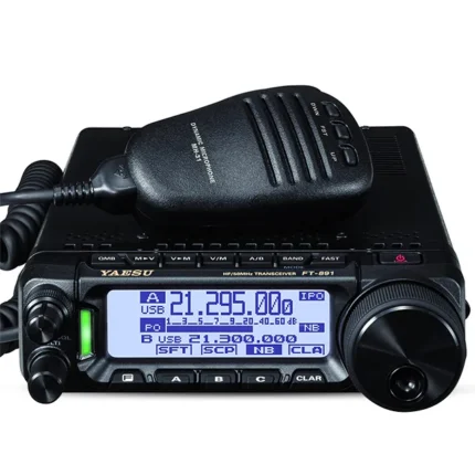 Front view of the Yaesu FT-891 HF 50MHz short wave mobile transceiver