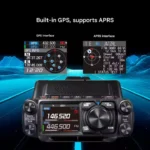 Detail shot of the Yaesu FTM-510DR 50W car radio transceiver